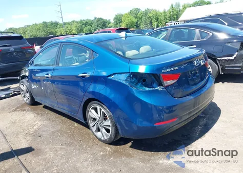 2014 Hyundai Elantra Limited from USA, damaged, VIN KMHDH4AE1EU057864